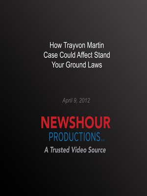 cover image of How Trayvon Martin Case Could Affect Stand Your Ground Laws